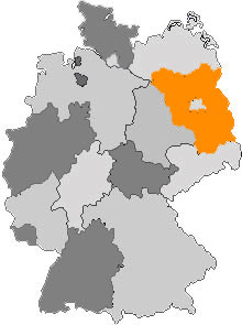 Karte Brandenburg