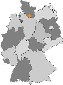 Karte Hamburg